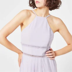 Ted Baker Camylie Lace Halter Neck Dress for Wedding Guest Dresses Colour Lilac -Ted Baker shop online 51600824 xxl a3