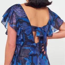 Ted Baker Vertey Ruffle Dress for Dresses Colour Dk-Navy -Ted Baker shop online 51600918 xxl a3