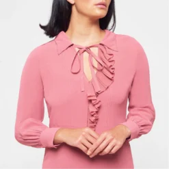 Ted Baker Faith Ruffle Dress for Dresses Colour Mid-Pink 10 Ted Baker Faith Ruffle Dress for Dresses Colour Mid-Pink -Ted Baker shop online 51601406 xxl a3