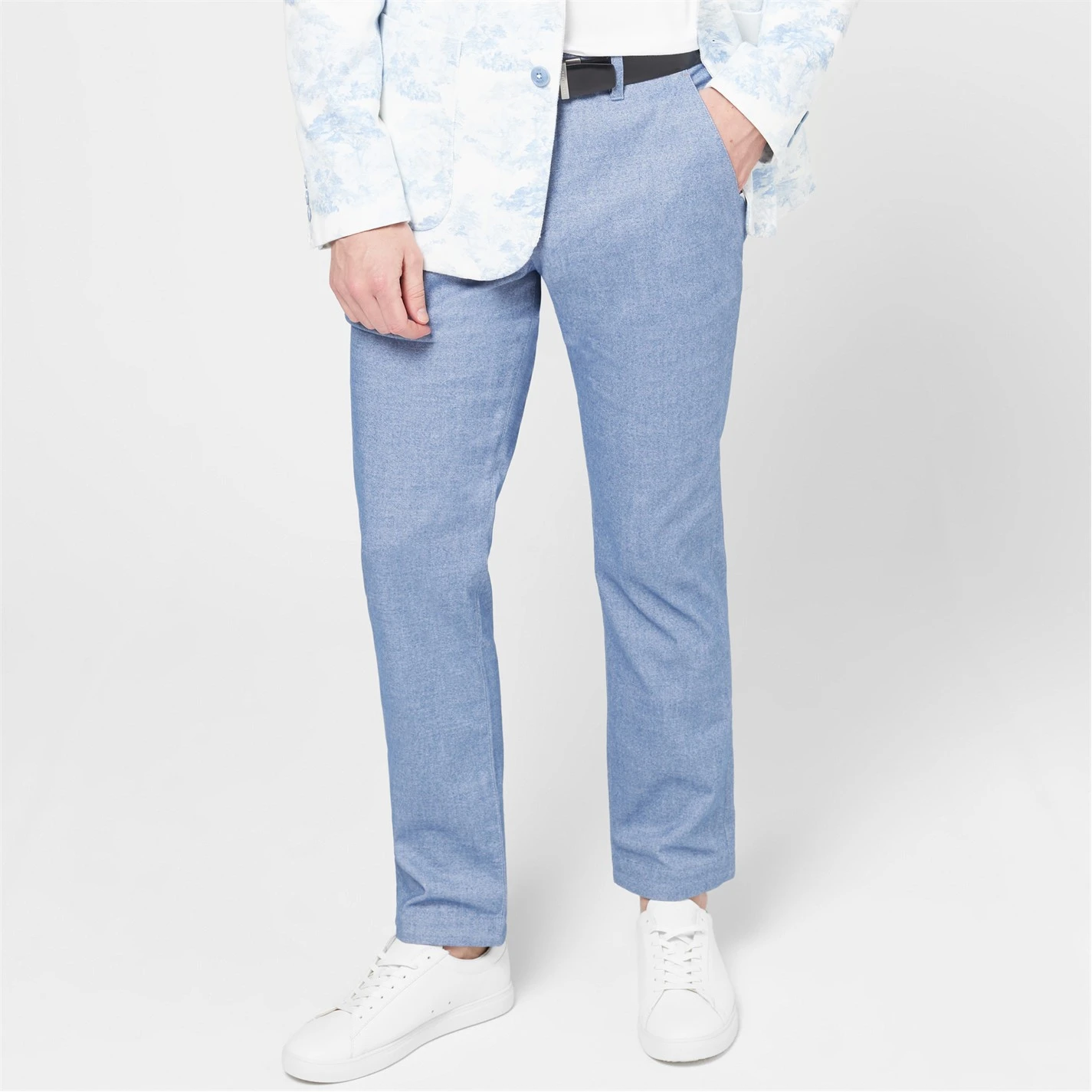 Ted Baker Classic Trousers for Trousers & Chinos Colour Mid-Blue 4 Ted Baker Classic Trousers for Trousers & Chinos Colour Mid-Blue - Image 2