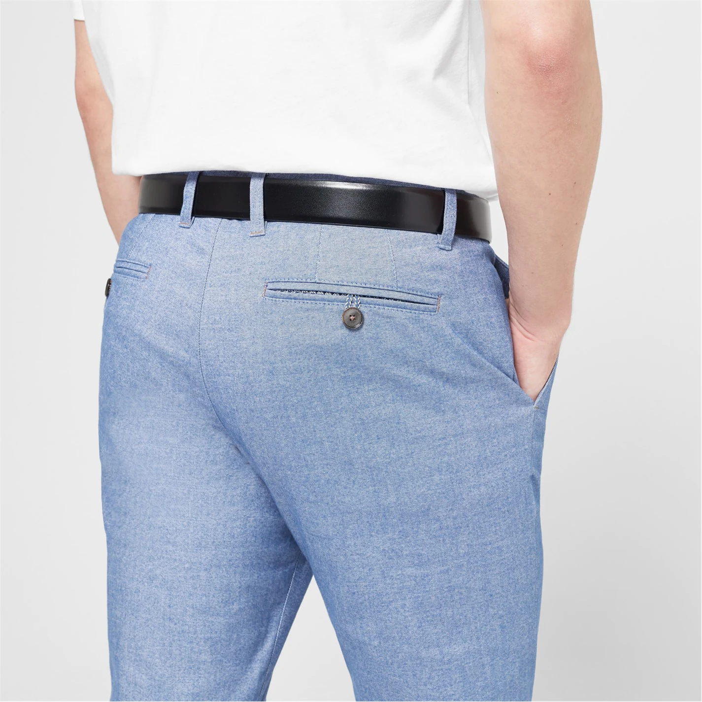 Ted Baker Classic Trousers for Trousers & Chinos Colour Mid-Blue 7 Ted Baker Classic Trousers for Trousers & Chinos Colour Mid-Blue - Image 5