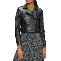 Ted Baker Ssalli Biker Jacket for Coats & Jackets Colour Black -Ted Baker shop online 52046703 xxl a1