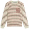 Ted Baker Koncall Sweatshirt for Big & Tall Colour White-Grey