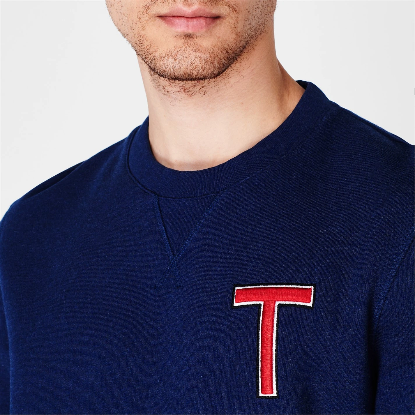 Ted Baker Welloe Sweatshirt for Big & Tall Colour Navy 6 Ted Baker Welloe Sweatshirt for Big & Tall Colour Navy - Image 4