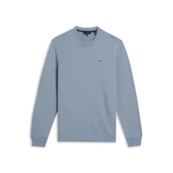 Ted Baker Ted Baker Hatton Sweater for Big & Tall Knitwear Colour Mid-Blue