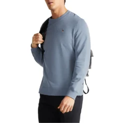 Ted Baker Ted Baker Hatton Sweater for Big & Tall Knitwear Colour Mid-Blue -Ted Baker shop online 52286320 xxl a2