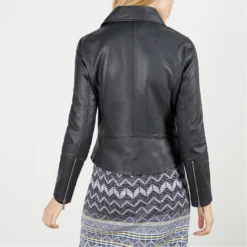 Ted Baker Cayode Biker Jacket for Coats & Jackets Colour Black -Ted Baker shop online 52620603 xxl a3