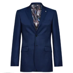 Ted Baker Sharkskin Jacket for Big & Tall Suit Jackets Colour Blue