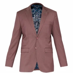 Ted Baker Twill Jacket for Big & Tall Suit Jackets Colour Dusky Pink