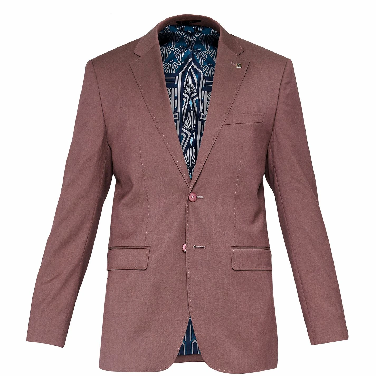 Ted Baker Twill Jacket for Big & Tall Suit Jackets Colour Dusky Pink 3 Ted Baker Twill Jacket for Big & Tall Suit Jackets Colour Dusky Pink