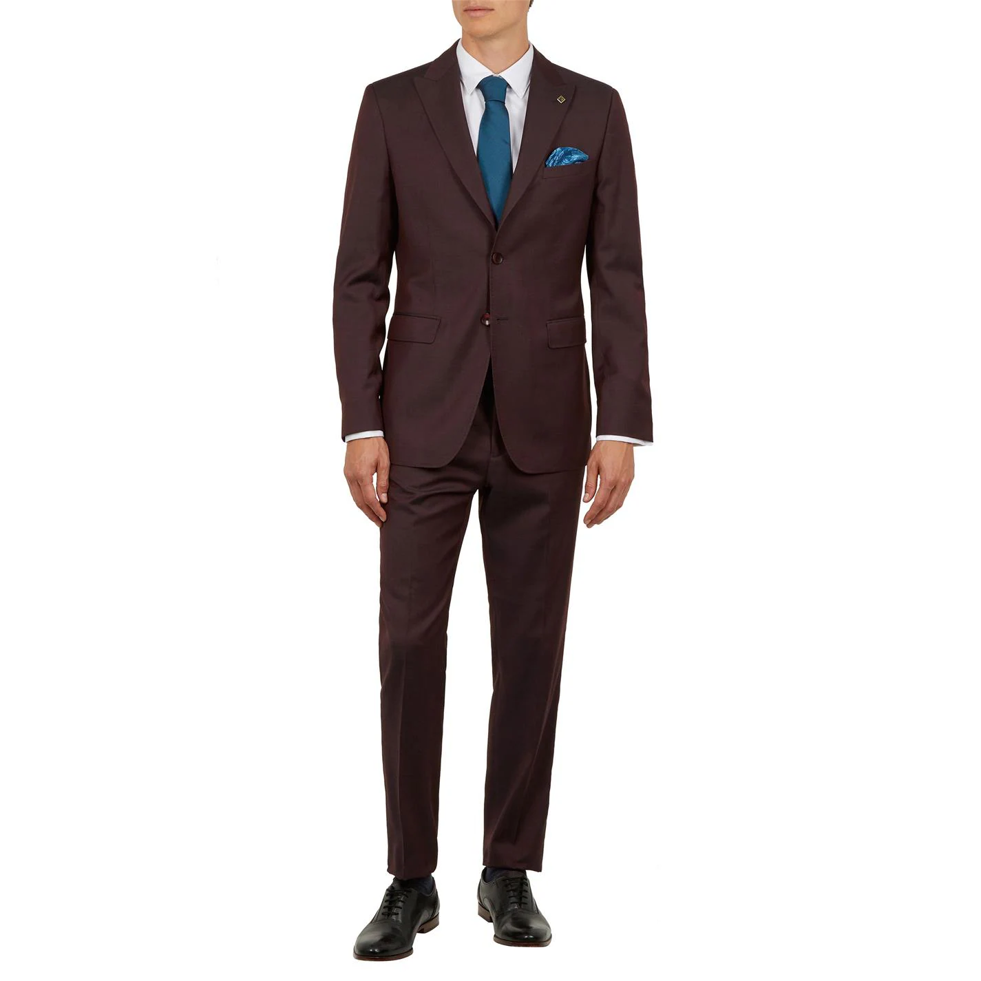 Ted Baker Kubart Suit Jacket for Suit Jackets & Blazers Colour Dark Red 4 Ted Baker Kubart Suit Jacket for Suit Jackets & Blazers Colour Dark Red - Image 2