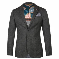 Ted Baker Wensley Jacket for Big & Tall Suit Jackets Colour Charcoal