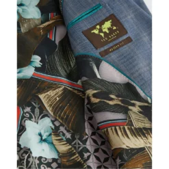 Ted Baker Globez Jacket for Big & Tall Suit Jackets Colour Light Blue -Ted Baker shop online 52622718 xxl a3