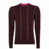 Ted Baker Chifke Crew Sweater for Big & Tall Knitwear Colour Dark Red -Ted Baker shop online 52623108 xxl