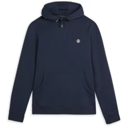 Ted Baker Hendon OTH Hoodie for Big & Tall Knitwear Colour Navy
