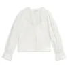Ted Baker Idalia Lace Collar Blouse for Blouses & Shirts Colour White
