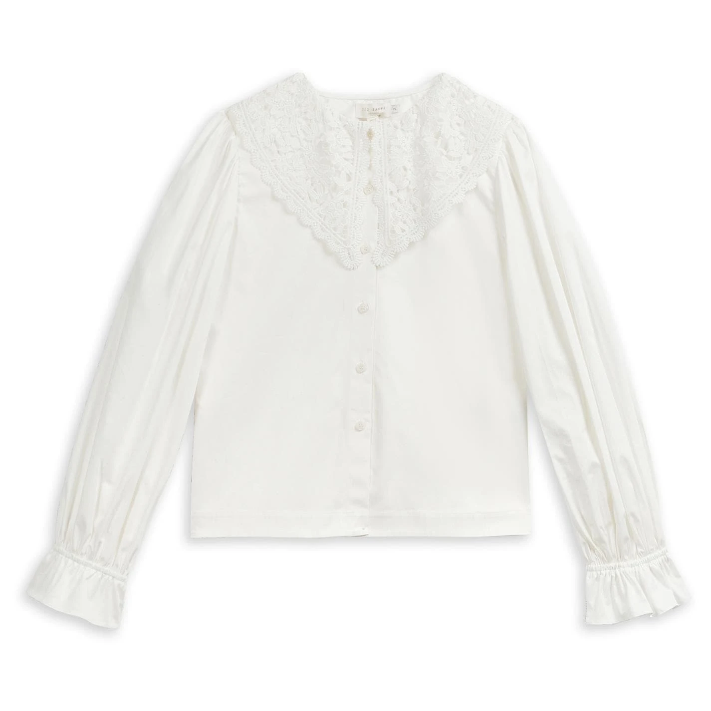 Ted Baker Idalia Lace Collar Blouse for Blouses & Shirts Colour White 3 Ted Baker Idalia Lace Collar Blouse for Blouses & Shirts Colour White