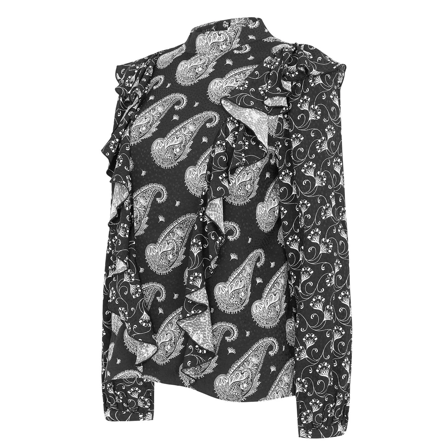 Ted Baker Tiasey High Neck Blouse for Blouses & Shirts Colour Black 8 Ted Baker Tiasey High Neck Blouse for Blouses & Shirts Colour Black - Image 6