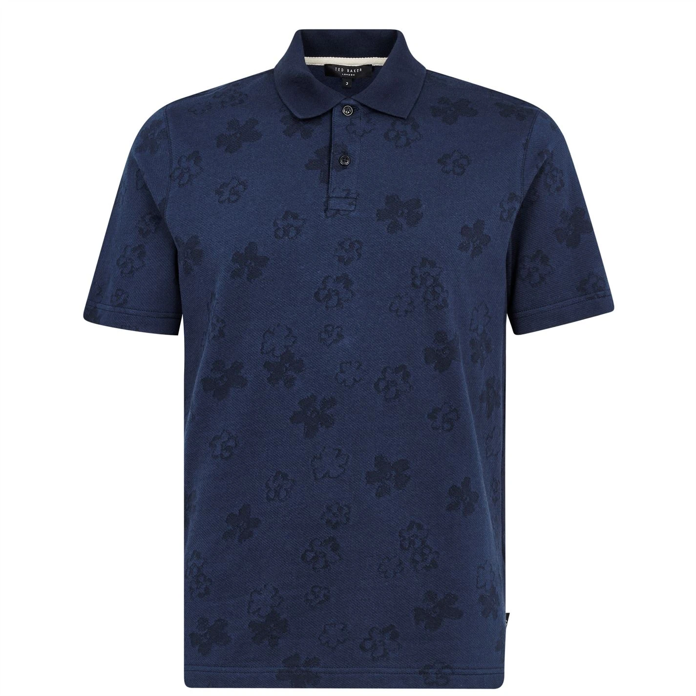 Ted Baker Tyssen Floral Polo Shirt for Polo Shirts Colour Dk Navy 3 Ted Baker Tyssen Floral Polo Shirt for Polo Shirts Colour Dk Navy