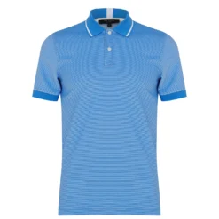 Ted Baker Ellerby Stripe Polo Shirt for Polo Shirts Colour Blue