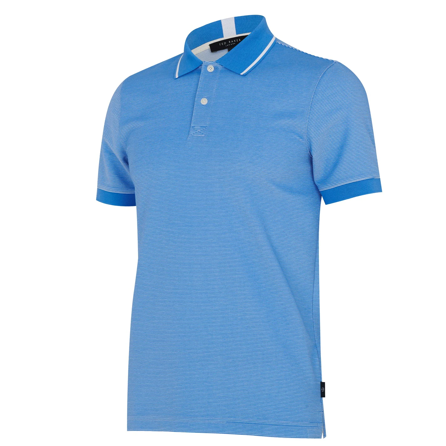 Ted Baker Ellerby Stripe Polo Shirt for Polo Shirts Colour Blue 8 Ted Baker Ellerby Stripe Polo Shirt for Polo Shirts Colour Blue - Image 6