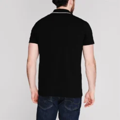 Ted Baker Short Sleeve Polo Shirt for Polo Shirts Colour Black -Ted Baker shop online 54261503 xxl a2