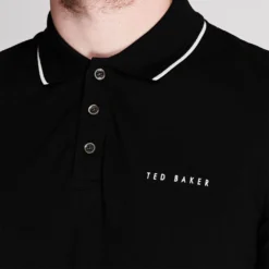 Ted Baker Short Sleeve Polo Shirt for Polo Shirts Colour Black -Ted Baker shop online 54261503 xxl a3