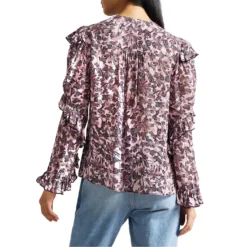 Ted Baker Ted Baker Barleaa Frill Top for Blouses & Shirts Colour Pink -Ted Baker shop online 54283506 xxl a2