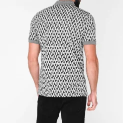 Ted Baker Ted Baker Rebals Jacquard Polo for Polo Shirts Colour Grey -Ted Baker shop online 54294202 xxl a2