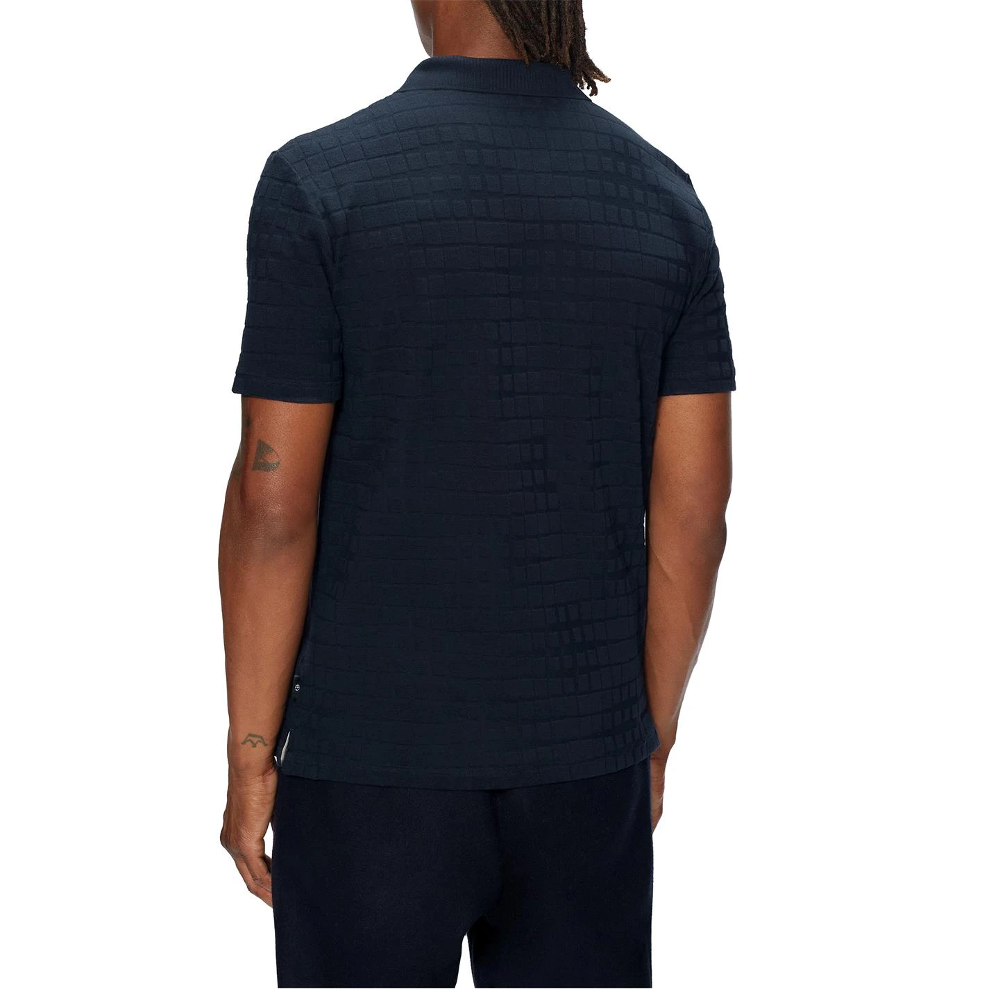 Ted Baker Fowd Short Sleeve Polo Shirt for Polo Shirts Colour Navy 5 Ted Baker Fowd Short Sleeve Polo Shirt for Polo Shirts Colour Navy - Image 3