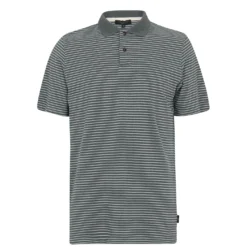 Ted Baker Ravens Striped Polo Shirt for Polo Shirts Colour Grey Marl