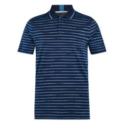 Ted Baker Tildarg Stripe Polo for Polo Shirts Colour Navy