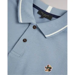 Ted Baker Camden Polo Shirt for Polo Shirts Colour Mid-Blue -Ted Baker shop online 54313920 xxl a4