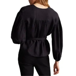 Ted Baker Ralda Navy Wrap T-shirt for Blouses & Shirts Colour Navy -Ted Baker shop online 54378818 xxl a3