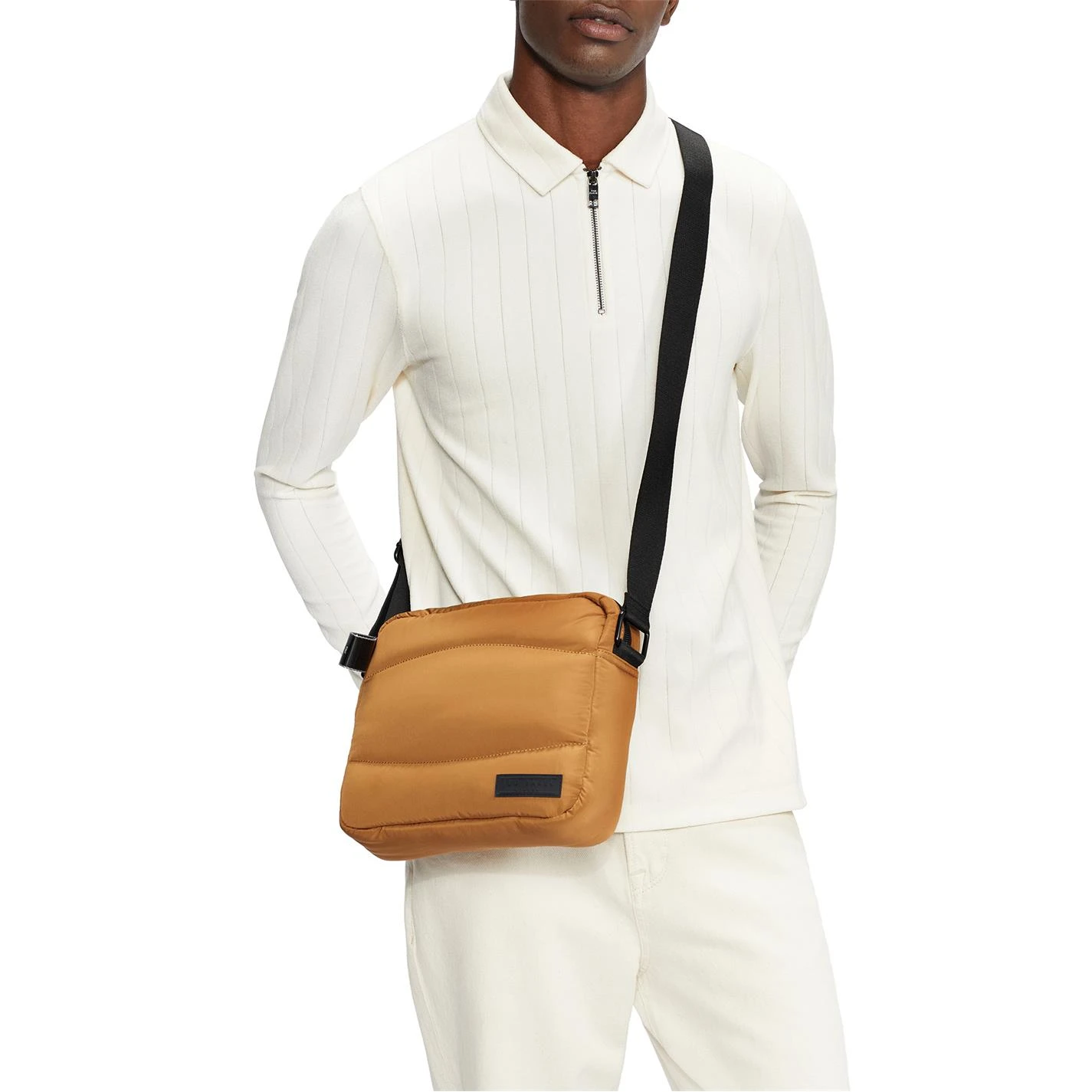 Ted Baker Drycida Long Sleeve Polo Shirt for Polo Shirts Colour White 4 Ted Baker Drycida Long Sleeve Polo Shirt for Polo Shirts Colour White - Image 2