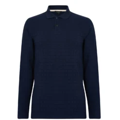 Ted Baker Chaser Polo Top for Polo Shirts Colour Navy