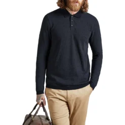 Ted Baker Nosnor Long Sleeve Polo Shirt for Polo Shirts Colour Navy 7 Ted Baker Nosnor Long Sleeve Polo Shirt for Polo Shirts Colour Navy -Ted Baker shop online 54406618 xxl a1