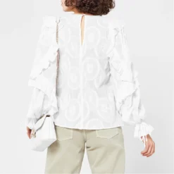 Ted Baker Janeio Ruffle Top for Blouses & Shirts Colour White 9 Ted Baker Janeio Ruffle Top for Blouses & Shirts Colour White -Ted Baker shop online 54413001 xxl a2