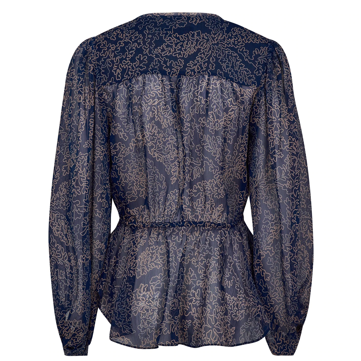 Ted Baker Mildrid Tie Blouse for Blouses & Shirts Colour Dk-Navy 4 Ted Baker Mildrid Tie Blouse for Blouses & Shirts Colour Dk-Navy - Image 2