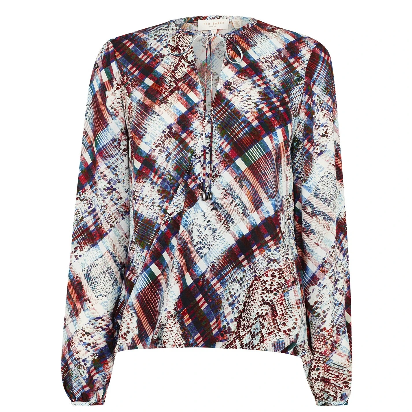 Ted Baker Ted Baker Lyz Neck Tie Blouse Womens for Blouses & Shirts Colour Ivory 3 Ted Baker Ted Baker Lyz Neck Tie Blouse Womens for Blouses & Shirts Colour Ivory