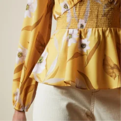 Ted Baker Saniyah Blouse for Blouses & Shirts Colour Yellow -Ted Baker shop online 54450413 xxl a3