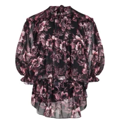 Ted Baker Ballou Ruffle Blouse for Blouses & Shirts Colour Black