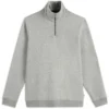 Ted Baker Ayfive Zip Sweatshirt for Big & Tall Knitwear Colour Grey-Marl -Ted Baker shop online 55140302 xxl