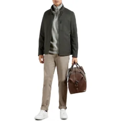 Ted Baker Ayfive Zip Sweatshirt for Big & Tall Knitwear Colour Grey-Marl -Ted Baker shop online 55140302 xxl a3