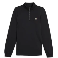 Ted Baker Ted Baker Kilbern quarter Zip Sweater for Big & Tall Knitwear Colour Black