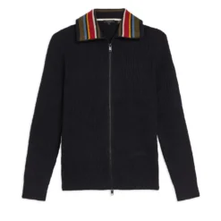 Ted Baker Ousse Full Zip Sweater for Big & Tall Knitwear Colour Navy