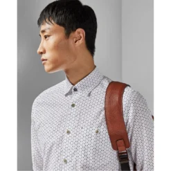 Ted Baker Marker Shirt for Casual Shirts Colour Mid Blue