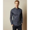 Ted Baker Ted Baker Glace Print Shirt Mens for Casual Shirts Colour Navy -Ted Baker shop online 55529718 xxl