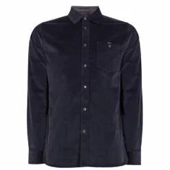 Ted Baker Ted Baker Cord Shirt Mens for Casual Shirts Colour Navy