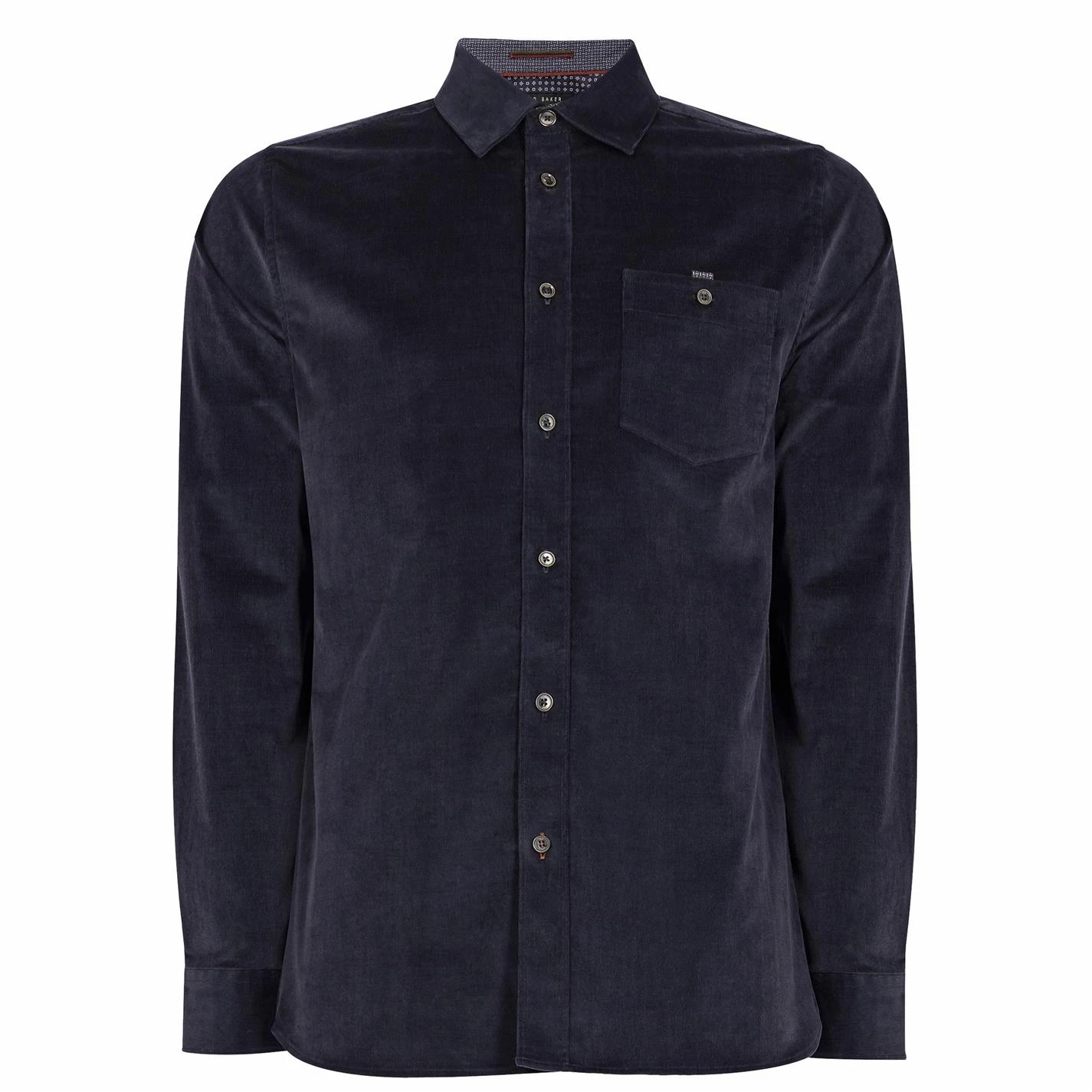Ted Baker Ted Baker Cord Shirt Mens for Casual Shirts Colour Navy 3 Ted Baker Ted Baker Cord Shirt Mens for Casual Shirts Colour Navy